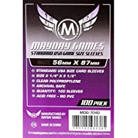 Fundas para cartas- serie morada-tamaño USA 56 x 87 mm- 100 unidades